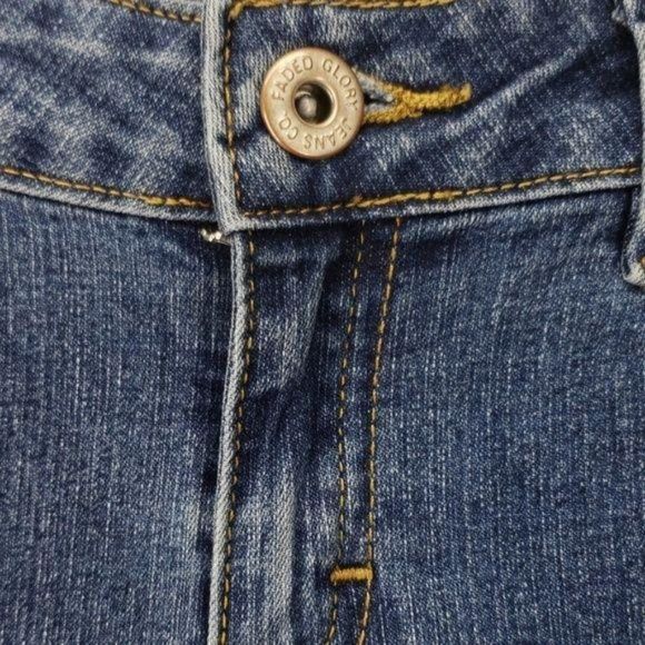 Faded Glory Adjustable Waist Bootcut‎ size 7 jeans - Picture 3 of 6